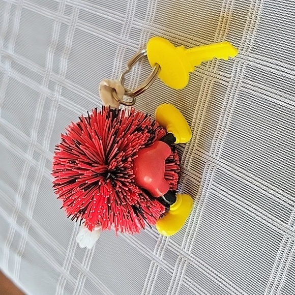 Vintage 1996 Disney Mickey Mouse Koosh Ball Key Chain - Picture 6 of 6